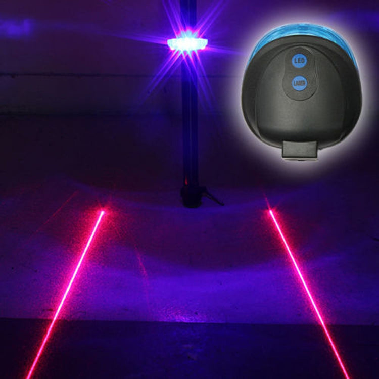 Fahrradrücklicht (5LED+2Laser)