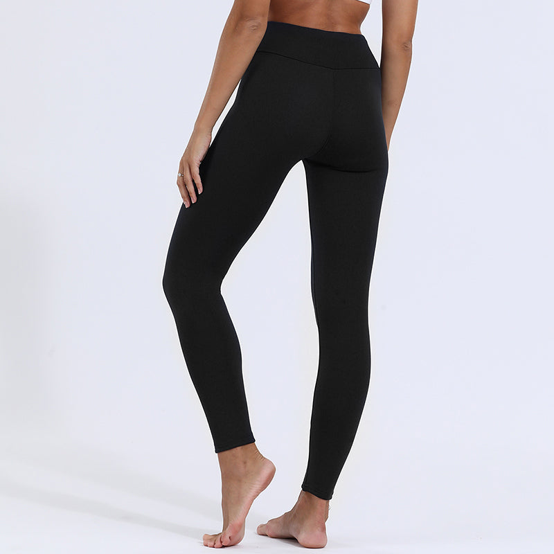 Winter-Leggings, warm, dick, hochelastisch, Lamm-Kaschmir-Leggins, dünne Fitness-Frauenhose