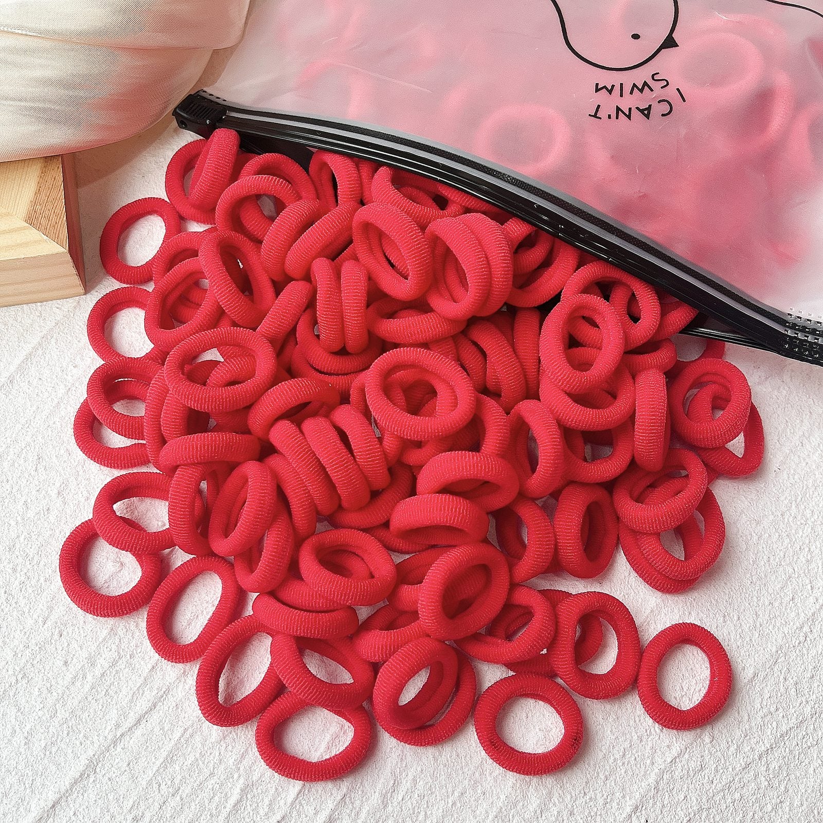 20/50 Stück Kinder elastische Haarbänder Mädchen Süßigkeiten Scrunchie Gummiband für Kinder Haargummis Clips Stirnband Baby Haarschmuck