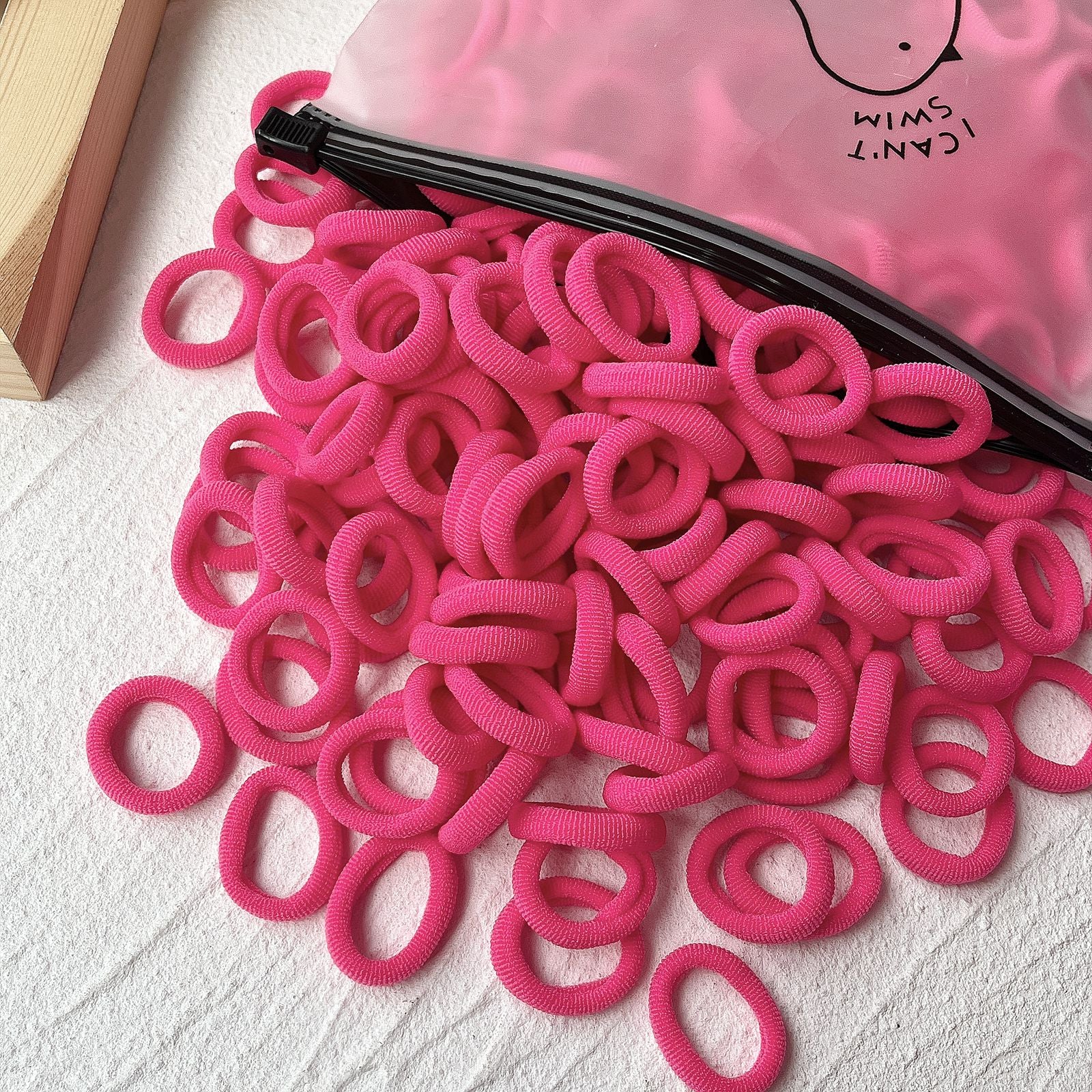 20/50 Stück Kinder elastische Haarbänder Mädchen Süßigkeiten Scrunchie Gummiband für Kinder Haargummis Clips Stirnband Baby Haarschmuck