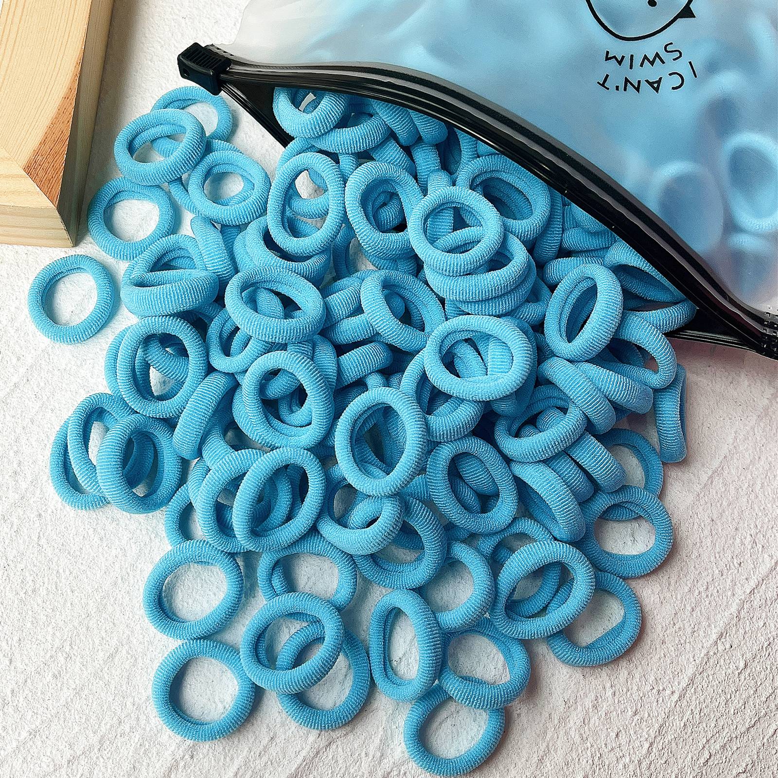 20/50 Stück Kinder elastische Haarbänder Mädchen Süßigkeiten Scrunchie Gummiband für Kinder Haargummis Clips Stirnband Baby Haarschmuck