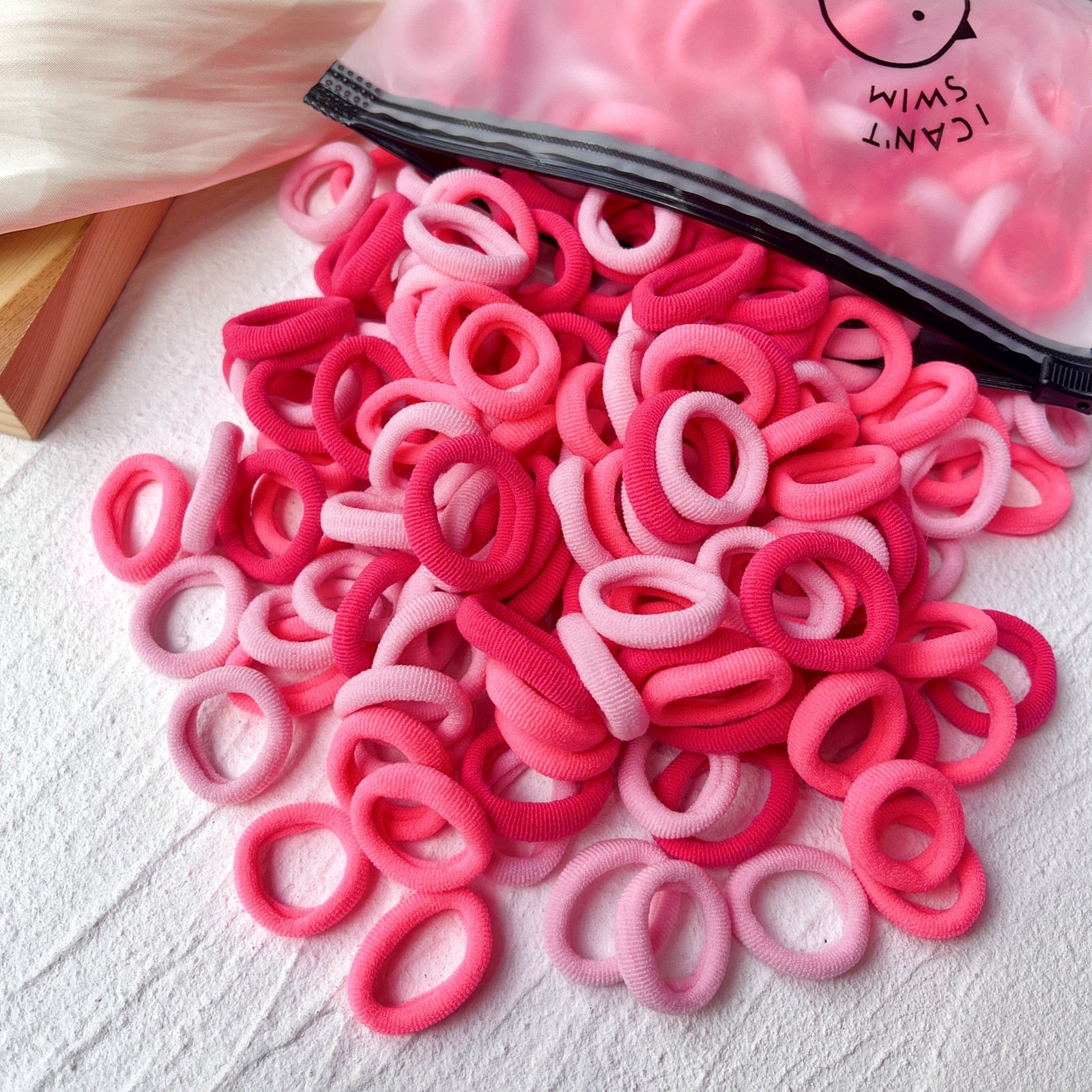 20/50 Stück Kinder elastische Haarbänder Mädchen Süßigkeiten Scrunchie Gummiband für Kinder Haargummis Clips Stirnband Baby Haarschmuck