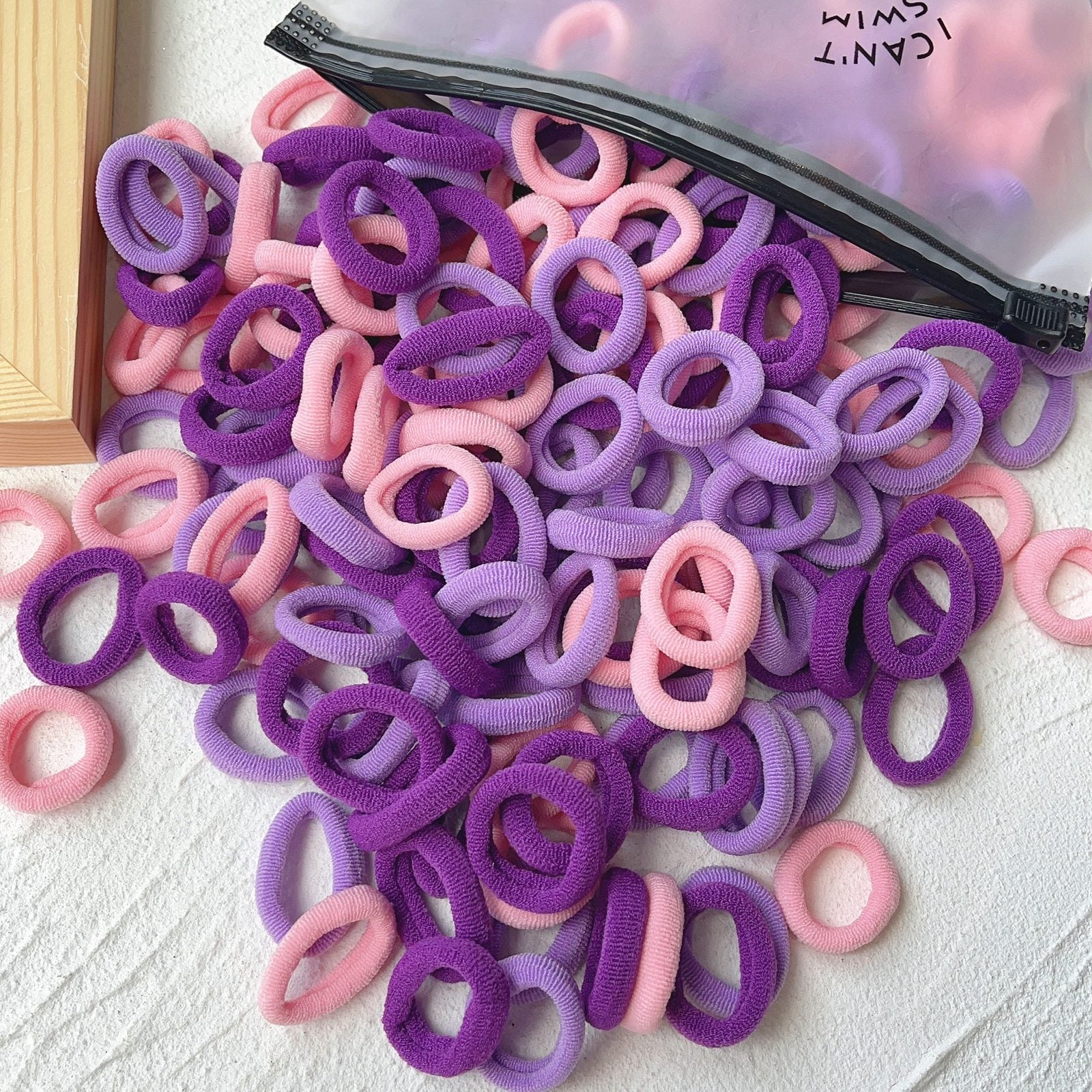 20/50 Stück Kinder elastische Haarbänder Mädchen Süßigkeiten Scrunchie Gummiband für Kinder Haargummis Clips Stirnband Baby Haarschmuck