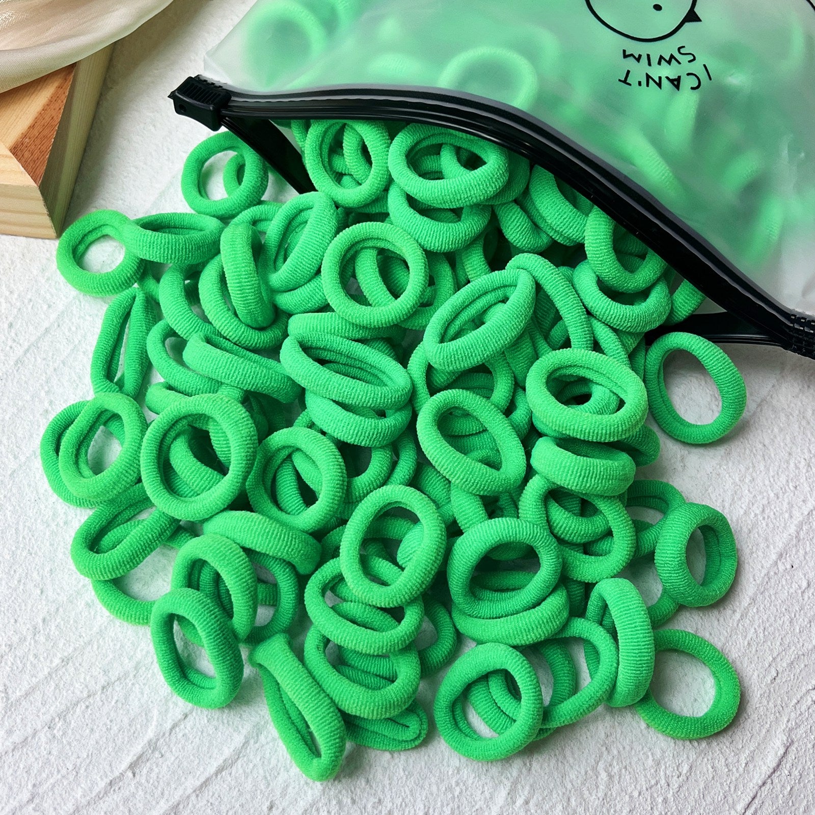 20/50 Stück Kinder elastische Haarbänder Mädchen Süßigkeiten Scrunchie Gummiband für Kinder Haargummis Clips Stirnband Baby Haarschmuck