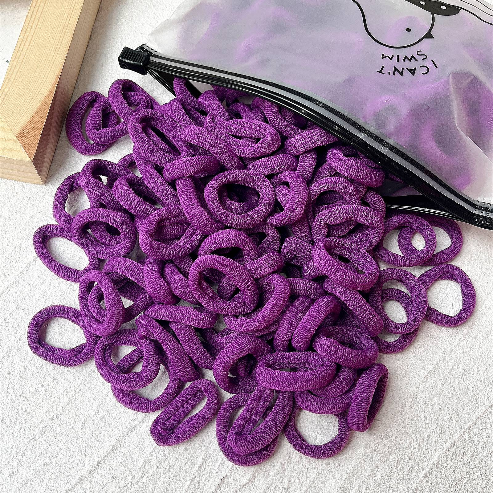 20/50 Stück Kinder elastische Haarbänder Mädchen Süßigkeiten Scrunchie Gummiband für Kinder Haargummis Clips Stirnband Baby Haarschmuck