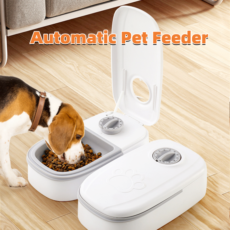 Automatische Pet Feeder Smart Food Dispenser Für Katzen Hunde Timer Edelstahl Schüssel Auto Hund Katze Haustier Fütterung Haustiere Liefert