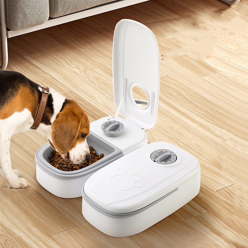 Automatische Pet Feeder Smart Food Dispenser Für Katzen Hunde Timer Edelstahl Schüssel Auto Hund Katze Haustier Fütterung Haustiere Liefert